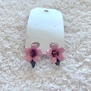 Handmade Vintage Floral Clay EARRINGS